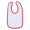Rabbit Skins - Infants 1004 Contrast Trim Premium Jersey Bib