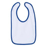 Rabbit Skins - Infants 1004 Contrast Trim Premium Jersey Bib