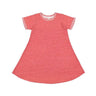 Rabbit Skins - Girls 2679 Harborside MÃ©lange French Terry Twirl Dress