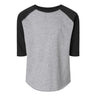 Rabbit Skins - Infants 3330 Baseball Fine Jersey Three-Quarter Sleeve Tee