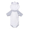 Rabbit Skins - Infants 4417 Fine Jersey Short Sleeve Raglan Bodysuit With Hood & Ears