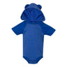 Rabbit Skins - Infants 4417 Fine Jersey Short Sleeve Raglan Bodysuit With Hood & Ears