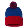 Sportsman - Mens Sp15 Pom-Pom 12" Knit Beanie