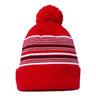 Sportsman - Mens Sp60 12" Striped Pom-Pom Knit Beanie