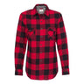 Weatherproof - Womens W164761 Vintage Brushed Flannel Long Sleeve Shirt