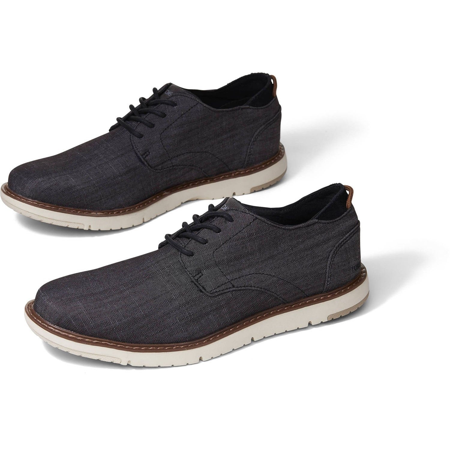 TOMS - Men\'s Navi Crosshatch Sport Bottom Oxford Dress Shoes-Gray- 12 Amazon.com | TOMS Men main image 2