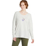 Life Is Good - Womens Wildflower And Butterflies Relaxed Long Sleeve T-Shirt