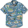 Reyn Spooner - Mens Peanuts Beagle Scouts 50Th Tailored Button Front Shirt