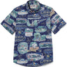 Reyn Spooner - Mens U Michigan Scenic Tailored Button Front Shirt