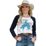 Miller Cinch and Cruel - Womens L/S Raglan 2/21