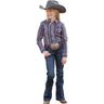 Miller Cinch and Cruel - Girls L/S Print Western 9/22