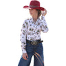 Miller Cinch and Cruel - Womens L/S Print Western 9/22