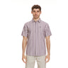Quiksilver - Mens Oxford Stripe Classic Short Sleeve Shirt