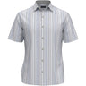 Van Heusen - Mens Essential Multi Stripe Woven Short Sleeve Button Up Top