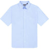 Van Heusen - Mens Essential Woven Solid Short Sleeve Button Up Top
