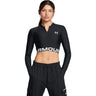 Under Armour - Womens Heatgear Rib 1/4 Zip Long Sleeve Sweater