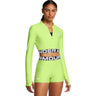 Under Armour - Womens Heatgear Rib 1/4 Zip Long Sleeve Sweater