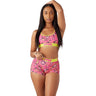 Psd Underwear - Womens Bright Side Bandana Sports Bra