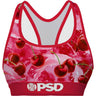 Psd Underwear - Womens Cherries & Cream Sports Bra