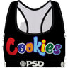 Psd Underwear - Womens Cookies Sports Bra