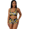 Psd Underwear - Womens Cookies Smiles Sports Bra