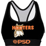 Psd Underwear - Womens Hooters Unfrm Blk Sports Bra