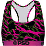 Psd Underwear - Womens Neon Giraffe Modal Sports Bra