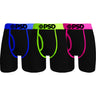 Psd Underwear - Mens Neon Modal 3-Pack Boxer Briefs