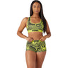 Psd Underwear - Womens Neon Smiles Sports Bra