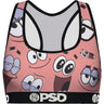 Psd Underwear - Womens Patrick Faces Sports Bra