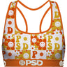 Psd Underwear - Womens Checkers Sports Bra