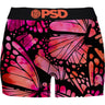 Psd Underwear - Womens Social Butterfly Boy Shorts