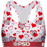 Psd Underwear - Womens Ssc Berry Heart Sports Bra
