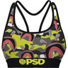 Psd Underwear - Womens Wf Shark Camo Sports Bra