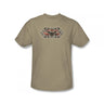 Batman - Distressed Gothic Bat Adult T-Shirt In Sand