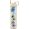 Life Is Good - Unisex Detailed Row Of Wildflowers 20 Oz. Straw Bottle