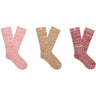 Ugg - Womens Rib Knit Slouchy Crew 3 Pack Socks