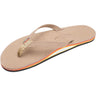Rainbow - Womens Premier Leather Single Layer With Narrow Strap Sandals