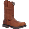 Rocky - Mens Worksmart Waterproof Composite Toe Pull-On Work Boot