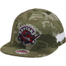 Mitchell And Ness - Mens Toronto Raptors Nba Tonal Camo Stretch Fitted Hwc Hat