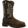 Georgia Boot Carbo-Tec Lt Steel Toe Waterproof Pull-On Work Boot
