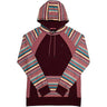 Hooey - Womens Savannah Hoodie With Multi Color Serape Pattern On Sleeve Kangaroo Pocket And Hoodie With Internal Phone Pocket