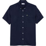 Lacoste - Mens Short Sleeve Linen Shirt