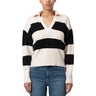 Mavi - Womens Stipe V-Neck Sweater