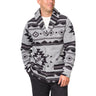 Junk Food - Mens Harper Long Sleeve Sweater Fleece Cardigan Top
