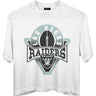 Junk Food - Womens Raiders Mock Neck Crop T-Shirt