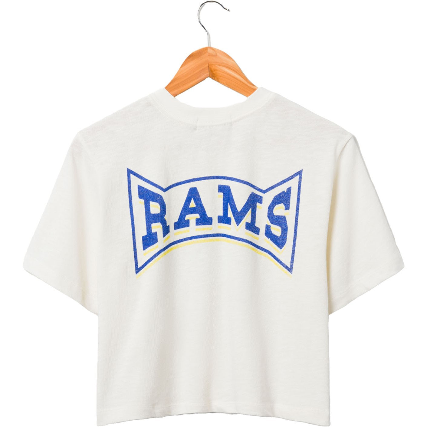 Junk Food - Womens Rams Mock Neck Crop T-Shirt