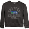Junk Food - Girls Seahawks Flock Raglan Crew Fleece Top