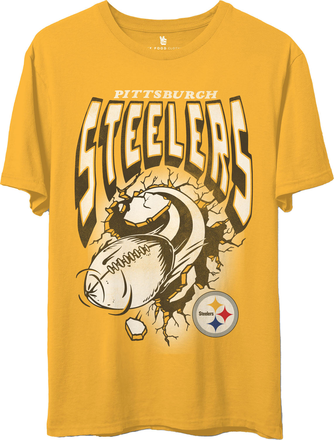 Junk Food - Unisex Steelers Breakthru T-Shirt  Dress Code