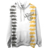 Junk Food - Unisex Steelers Stitch Tie Dye Hood